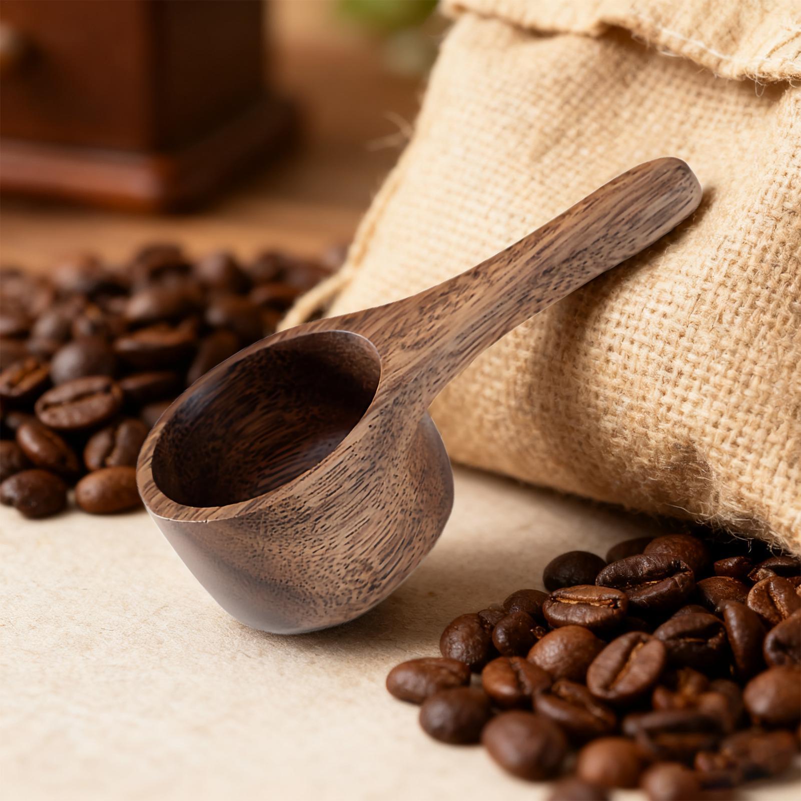 Sugar Scrub Coffee - ช้อนตวงกาแฟไม้ อุปกรณ์ครัวอเนกประสงค์ สำหรับน้ำตาล ชา แป้ง ถั่ว