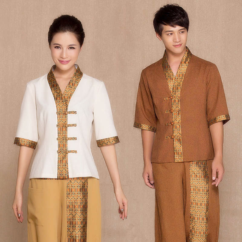 ชุดนวดสปาสไตล์ไทย เสื้อ+กางเกง - Spa Wellness And Beauty บทวิจารณ์และราคา
