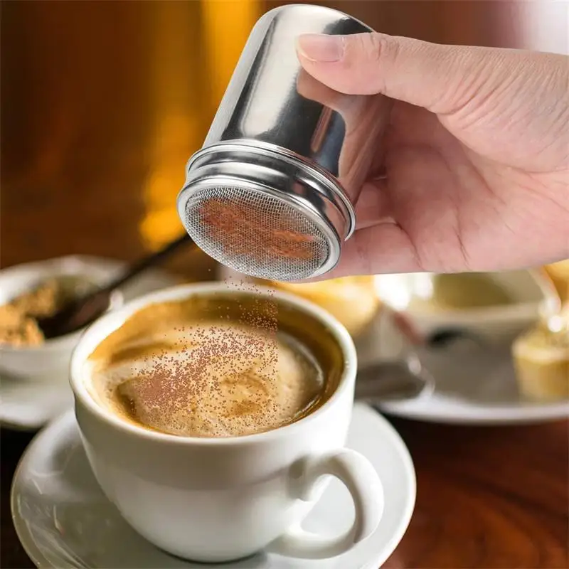 ตะแกรงผงสแตนเลสพร้อมตะแกรงตาข่ - Sugar Scrub Coffee บทวิจารณ์และราคา