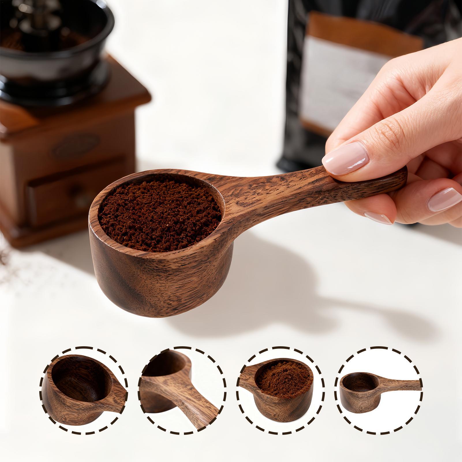 ช้อนตวงกาแฟไม้ อุปกรณ์ครัวอเนก - Sugar Scrub Coffee บทวิจารณ์และราคา